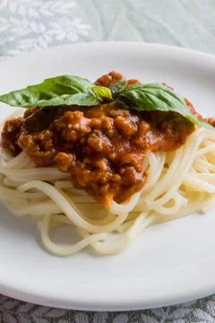 Spaghetti bolognese Stock Photos