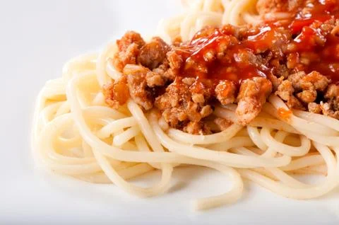 Spaghetti bolognese Stock Photos