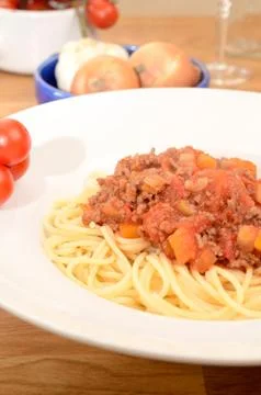 Spaghetti Bolognese Stock Photos
