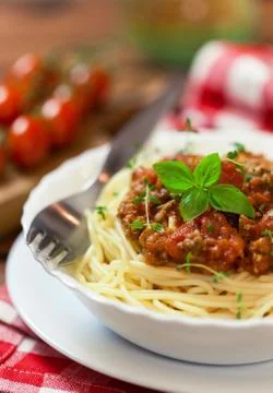 Spaghetti Bolognese Foto stock