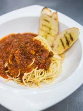 Spaghetti Bolognese Stock Photos