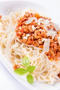 Spaghetti bolognese Stock Photos