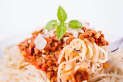 Spaghetti bolognese Stock Photos
