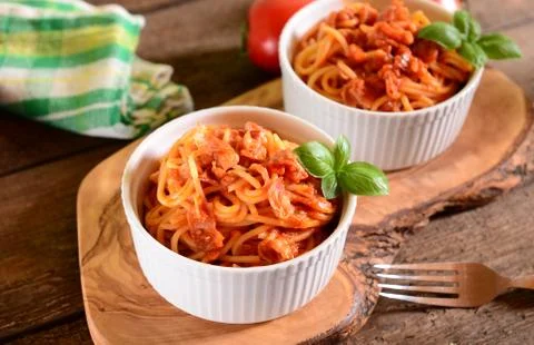 Spaghetti bolognese Stock Photos