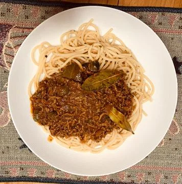 Spaghetti Bolognese Foto stock
