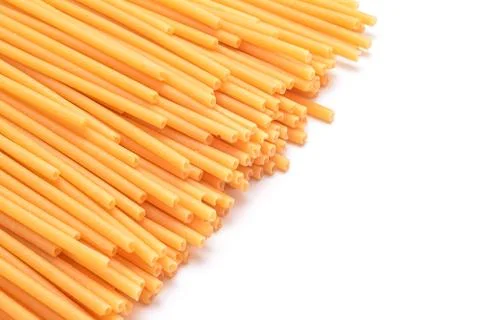 Spaghetti bucatini pasta Stock Photos