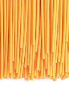 Spaghetti bucatini pasta Stock Photos