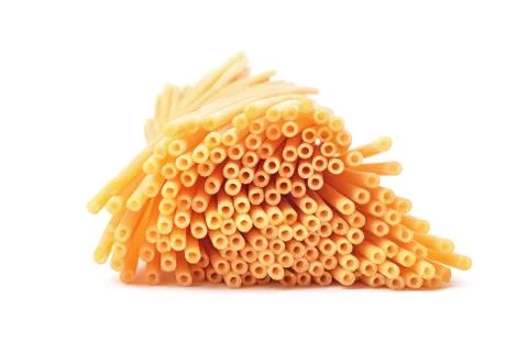 Spaghetti bucatini pasta Stock Photos