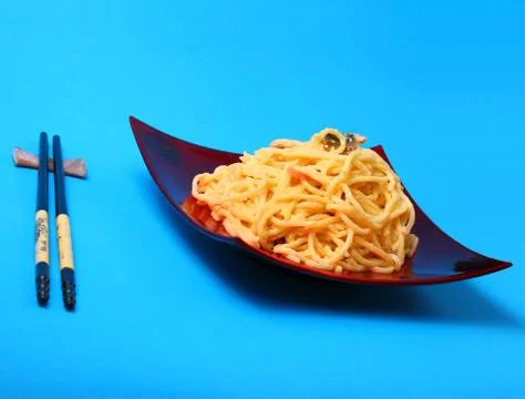 Spaghetti  carbonara Foto stock