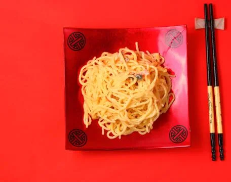 Spaghetti  carbonara Stock Photos