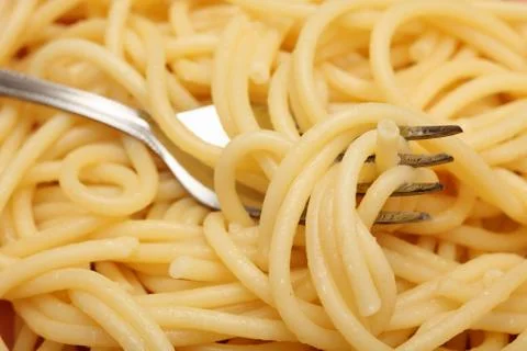 Spaghetti close-up Stock Photos