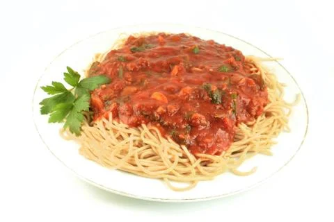 Spaghetti dinner Stock Photos