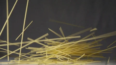 Spaghetti falling Stock Footage 87013582