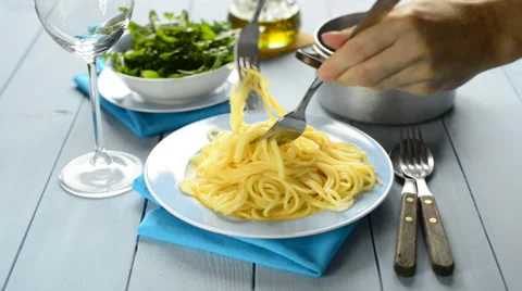 Spaghetti Stock Footage 37227505
