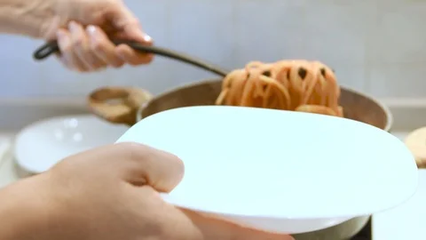 Spaghetti Stock Footage 127015175