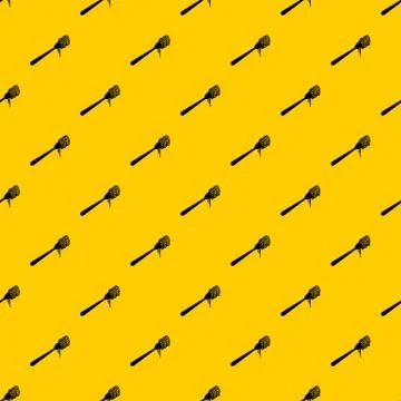 Spaghetti on a fork pattern vector Illustrazione stock