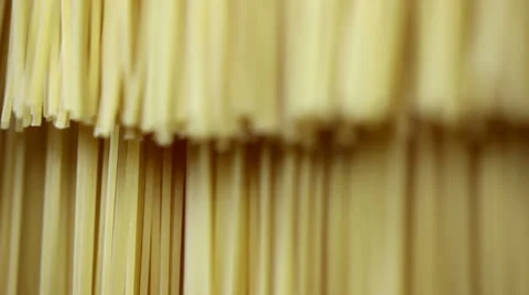 Spaghetti hanging to dry. Видео 24299391