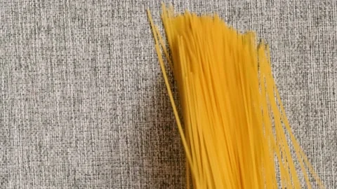 The spaghetti has fallen Stock Footage 137350059