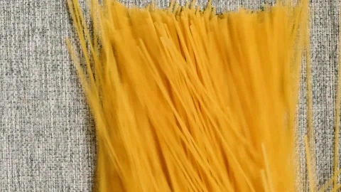 The spaghetti has fallen Stock Footage 137350091