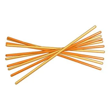 Spaghetti icon, cartoon style Stock Illustration