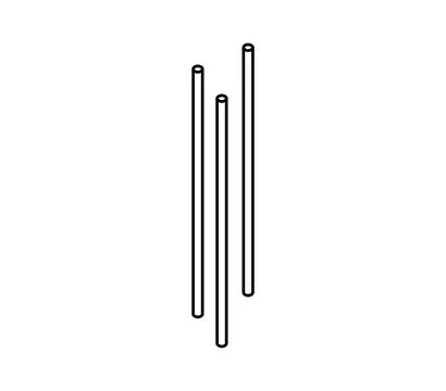 Spaghetti icon illustrated in vector on white background Stock Illustration