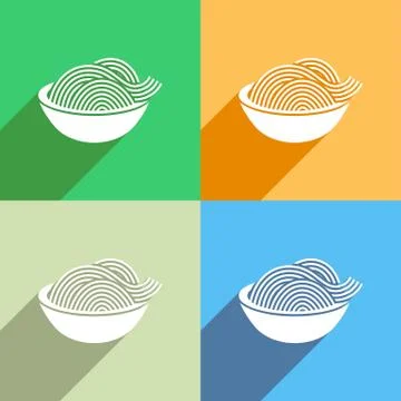Spaghetti icon イラスト素材