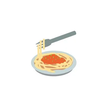 Spaghetti icon. Vector illustration design. Stock Illustration