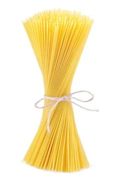Spaghetti. Isolated. Stock Photos