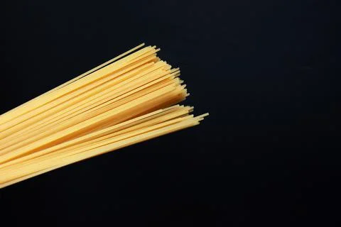 Spaghetti isolated on pink background Stock Photos