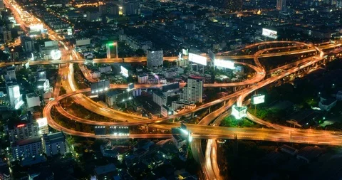 Spaghetti junction closeup Stock Footage 111892435