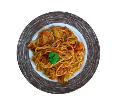 Spaghetti meat sauce 写真素材