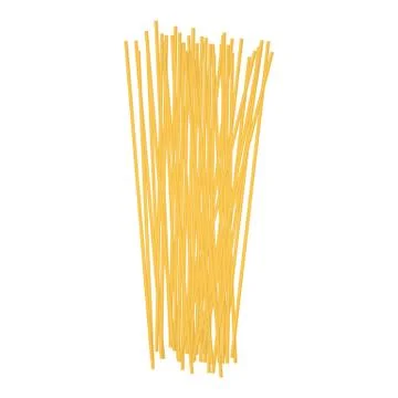 Spaghetti mockup, realistic style Stock Illustration