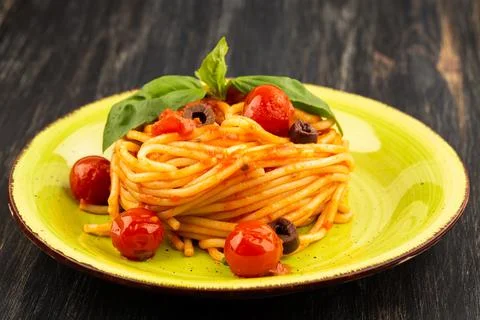 Spaghetti Napoli Stock Photos
