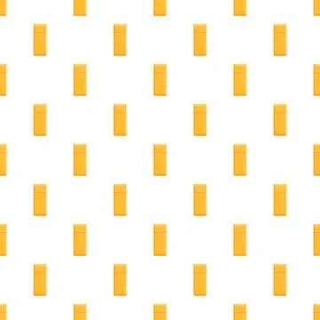 Spaghetti noodles arranged in a repeating seamless pattern Stock Illustration