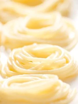 Spaghetti noodles Stock Photos