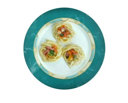 Spaghetti noodles Stock Photos