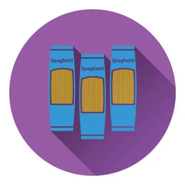 Spaghetti package icon Stock Illustration