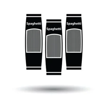 Spaghetti package icon Stock Illustration