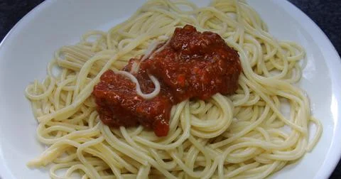 Spaghetti pasta 스톡 사진