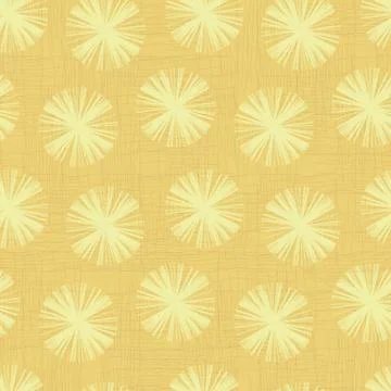 Spaghetti pasta suns seamless vector pattern Illustrazione stock