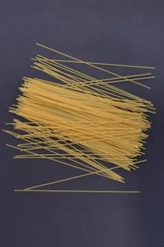 Spaghetti pasta uncooked Stock Photos
