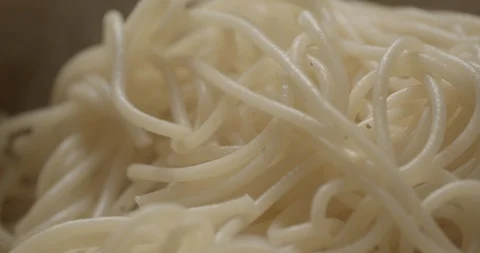 Spaghetti pastas cooking slow motion 4K Stock Footage 103494221