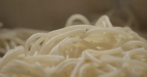 Spaghetti pastas cooking slow motion 4K Stock Footage 103494239