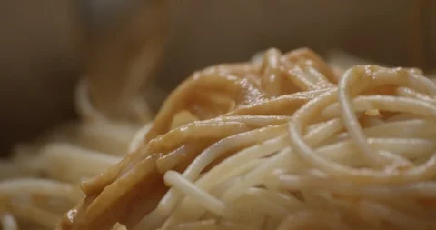 Spaghetti pastas cooking slow motion 4K Stock Footage 103494248
