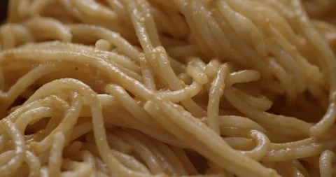 Spaghetti pastas cooking slow motion 4K Stock Footage 103494257