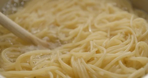 Spaghetti pastas cooking slow motion 4K Stock-Footage 103494701