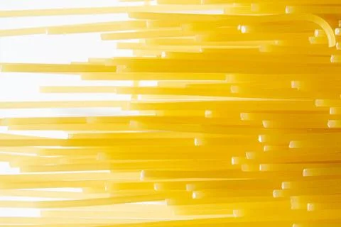 Spaghetti pattern food close up top view Stock Photos