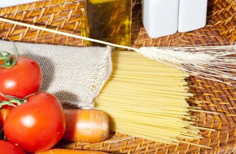 Spaghetti Foto stock