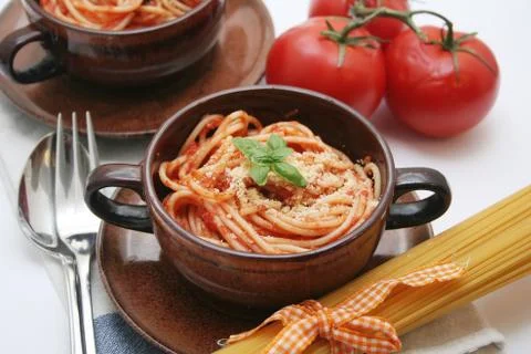 Spaghetti Foto stock