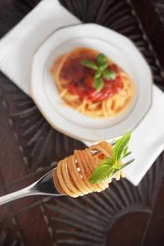 Spaghetti Foto stock